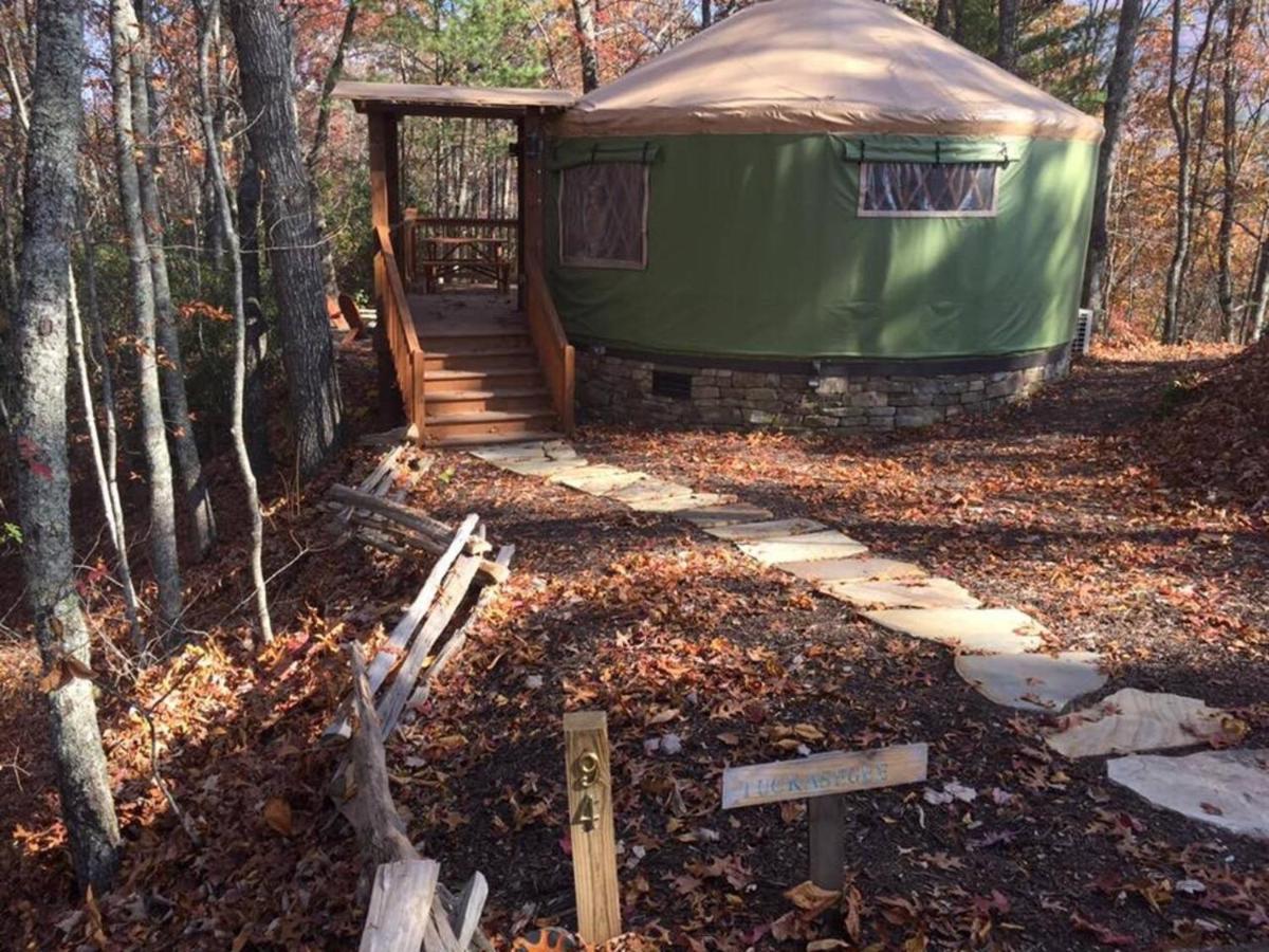Tuckaseegee @ Sky Ridge Yurts Bryson City Exterior photo